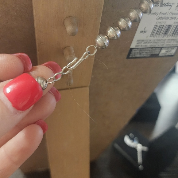 Opulent Opal and Silver Squash Blossom Necklace - Picture 7 of 7